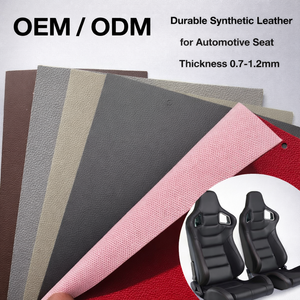 Cuir synthétique PVC universel pour revêtement de sièges de voiture, tissu imperméable, résistant aux rayures, durable pour l'intérieur automobile - Product Image 1