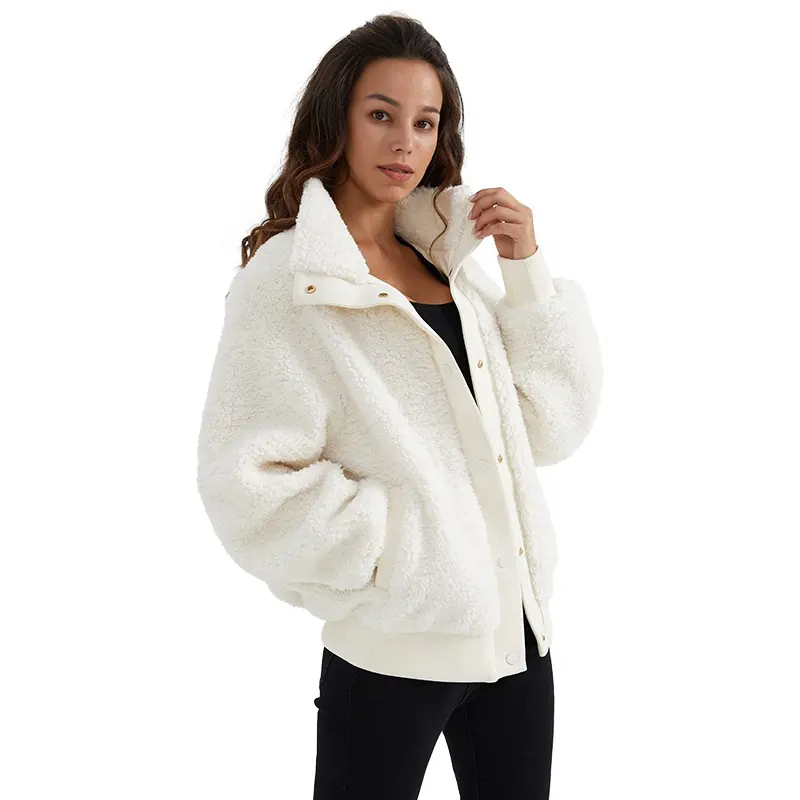 Customized Winter Jackets For Women Outdoor Coat Ladies Fashion Sherpa Fleece Women's Jackets