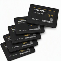 Disque dur interne SSD SATA 2,5 pouces 256 Go 6 Gbps SATA3 pour ordinateur portable, ordinateur de bureau, serveur NAS, logo personnalisé OEM