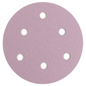 Großhandel Schleifpapier 150mm 6 Zoll Lila Keramik Schleif scheibe Klett verschluss Schleifpapier Schleif scheiben für die Automobili ndustrie - Product Image 2
