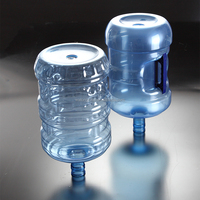 Porte-bouteille d'eau avec poignée, plastique bleu, durable, écologique, WATON WT-1, prix bas