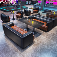 Tables et chaises de bar, de club, d'hôtel, d'aire de repos, de bistrot, canapé de hall d'hôtel, canapé de restaurant, canapé de bar, banquette de bar confortables et simples