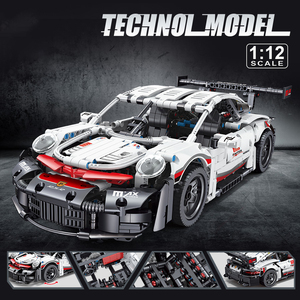 Set di Costruzioni MOC Auto Sportiva 911 Telecomandata, 1100 Pezzi, Giocattolo per Bambini - Product Image 2