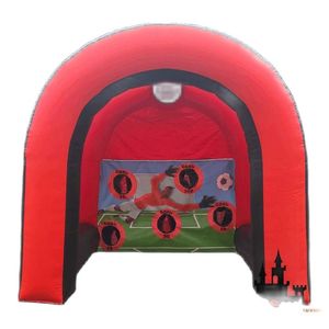 Vente en gros 10x8ft extérieur carnaval Sport gonflable Football jeu de tir Football <span class=keywords><strong>but</strong></span> lancer pénalité coup de pied pour enfants et adultes - Product Image 1