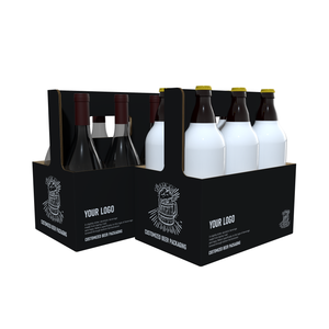 <span class=keywords><strong>Caja</strong></span> de Cartón Personalizada para <span class=keywords><strong>Vino</strong></span>, Paquete de 4 o <span class=keywords><strong>6</strong></span> <span class=keywords><strong>Botellas</strong></span>, Portador de Bebidas, <span class=keywords><strong>Caja</strong></span> de Papel para Productos - Product Image 3