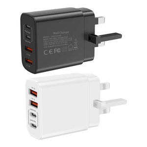 Loại C pd40w 4 cổng USB A + C tường sạc nhanh sạc kép cổng pd20w Power Adapter + QC 2 USB một tường cắm Multiport sạc - Product Image 3