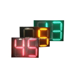 นาฬิกาจับเวลาถอยหลังแบบ LED ขนาดใหญ่ 2 หลัก 300 มม. ไฟจราจรสีแดงสีเขียว - Product Image 4