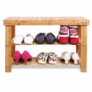 Modern Simple Multi-Layer Extendable <strong>Storage</strong> Shelves Cabinet Bamboo Shoe Organizer Rack Convertible <strong>Furniture</strong> Home <strong>Furniture</strong> - Product Image 2