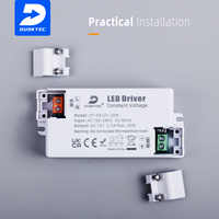 Transformateur d'éclairage Led 30w 12v 24v Driver d'alimentation Led pour bande Led