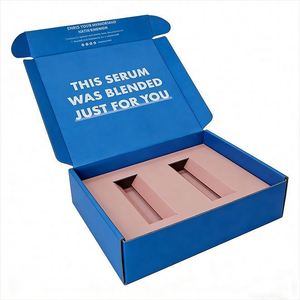 Factory Luxury Hard <b>Paper</b> Mailer Boxes - Custom Corrugated Cardboard Shipping Box with Insert for Beauty/Cosmetic Brand - Product Image 1