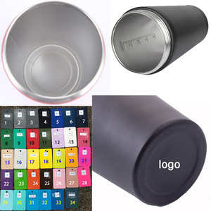 500ml 750ml en Stock al por mayor a estrenar 304 de acero inoxidable frasco de vacío Shaker Gym Metal Acero inoxidable proteína Shaker botella - Product Image 4