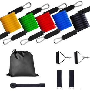 Tốt Nhất Bán 11-Mảnh Cao Su Thiên Nhiên Ban Nhạc Kháng Thiết Lập Cho Tập Luyện Về Nhà Và Tập Thể Dục Yoga Tập Thể Dục Hàng Đầu Ban Nhạc - Product Image 6