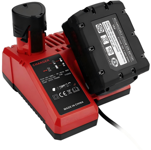 <span class=keywords><strong>Chargeur</strong></span> double port de remplacement pour batteries au lithium MIL 12V/14.4V/<span class=keywords><strong>18V</strong></span>, sortie 3A, protection contre les surcharges, entrée universelle - Product Image 2