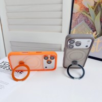Étui de téléphone portable magnétique rotatif à dissipation thermique pour iPhone 17 Air 16 Pro Max avec protection d'appareil photo