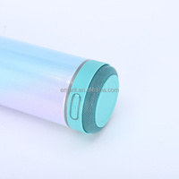Botol Air Minum 2026 Emerit Grosir Kustom Pintar 600ml Dinding Ganda 18/8 Baja Tahan Karat Vakum Terisolasi dengan Speaker Bluetooth Musik