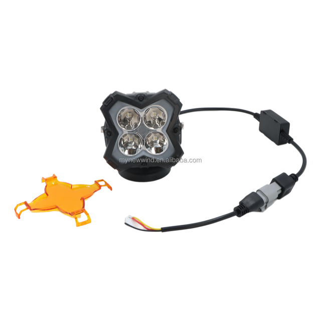 Ultra-bright, High-power 3-inch Combination Beam LED Headlight with Sequential Daytime Running Lights Off-road Vehicle Light