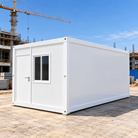 Maisons préfabriquées fabriquées en usine, maison préfabriquée pliable, conteneur à 1 chambre, mini-maison