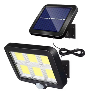 Lámpara <span class=keywords><strong>Solar</strong></span> de Seguridad para Exteriores con Sensor de Movimiento PIR de 60 LED COB, IP65 Impermeable, Montaje en Pared, Encendido/Apagado Automático, Batería Recargable - Product Image 2