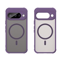 Coque de protection en TPU pour Google Pixel 10 & 10 Pro XL, protection d'écran, toucher doux, anti-chute, design animal magnétique, coque de téléphone brossée