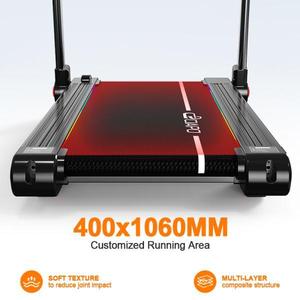 Appareil de fitness intelligent pliable Ciapo 11400 avec écran LCD, moniteur de fréquence cardiaque, en acier noir, portable - Product Image 3