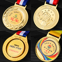 Médaille de trophée sportif en métal (cuivre, zinc, or) gravée sur mesure, écologique et très populaire pour le basketball et le taekwondo
