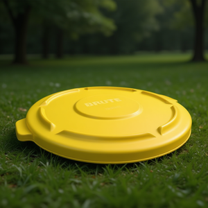 Coperchio Rotondo Giallo per Bidone della Spazzatura da 121 L - Product Image 3