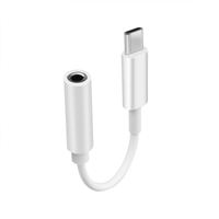 Port Konektor USB C Tipe C ke Kabel Audio Aux 3.5mm Female untuk Samsung iPhone iPad Earphone Headphone Speaker Adapter