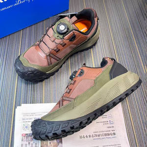 Zapatos Deportivos para Hombre con Hebilla Giratoria y Cordones Automáticos, de Cuero, Impermeables, Transpirables, para Correr y Senderismo - Product Image 5