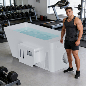 Cermicial Bañera de Inmersión Fría Independiente con Enfriador Incorporado y Control WiFi para Recuperación de Atletas en Gimnas - Product Image 6