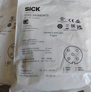 เซ็นเซอร์ประตูนิรภัย SICK STR1-SASM0AC5 ของแท้ใหม่เอี่ยม หมายเลขสั่งซื้อ 1069560 มีสินค้าในสต็อก - Product Image 3
