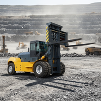 Nouveau chariot élévateur télescopique diesel de 15 tonnes, marque Jichuan, 4x4, pneus pleins, tout-terrain, haute qualité, mât monophasé, longueur de fourche 1220 mm