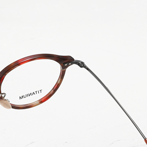 Monturas de Gafas de Titanio con Aro Completo, Unisex, Ligeras, para Corrección de la Visión, Color Sólido, Talla Adulto 47mm - Product Image 2