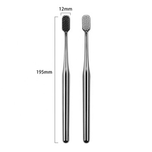 Brosse à dents professionnelle en <span class=keywords><strong>argent</strong></span> et or OEM/ODM avec emballage en boîte en papier - Product Image 2