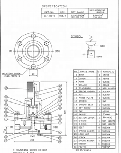 วาล์วล็อค CL420 ของแท้ใหม่ ใช้สำหรับปิด, สลับ หรือล็อควงจรลมของเครื่องมือ (รีเลย์ลม) - Product Image 2