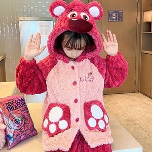 <span class=keywords><strong>Pigiama</strong></span> <span class=keywords><strong>in</strong></span> <span class=keywords><strong>pile</strong></span> caldo per bambini e bambine, un prodotto di successo, set <span class=keywords><strong>in</strong></span> <span class=keywords><strong>pile</strong></span> corallo Coolomi autunno-inverno con cartoni animati - Product Image 3