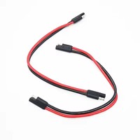 Câble d'extension de connecteur SAE 2 broches prise de déconnexion rapide pour moto de voiture