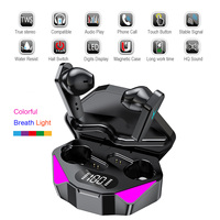 Audífonos TWS para Juegos con Cancelación Activa de Ruido 5.3, Pantalla Digital, IPX5, LED RGB, Sonido Hi-Fi, Carga Tipo-C, Ajuste Personalizado