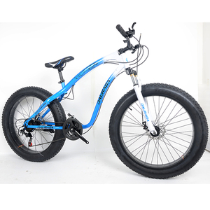 26 pouces 21 vitesses en acier à haute teneur en carbone Fat Bike Chine produit avec frein à disque pour la conduite sur neige - Product Image 4