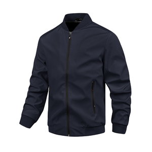 Veste de baseball ample pour homme, style coréen, coupe slim, couleur unie, veste de pilote Joker, légère, confortable et respirante, nouvelle collection automne. - Product Image 2