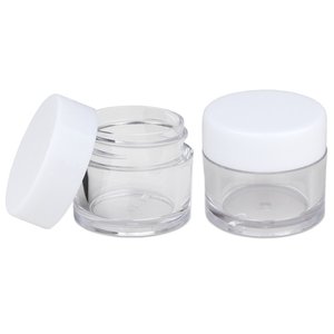Venta al por Mayor de Frascos de Vidrio Transparente Esmerilado Apilables de 30 Gramos y 2 Onzas con Tapas de 1 Onza, Envases Cosméticos para Crema y Polvo Suelto, Juego de 100 Frascos - Product Image 4