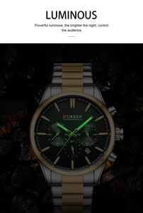 Reloj Cronógrafo para Hombre, Modelo 8446, de Acero Inoxidable, Estilo Deportivo y Ejecutivo, Diseño de Dibujos Animados, Antiguo, Resistente al Agua, Movimiento de Cuarzo - Product Image 6