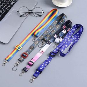 Factory Direct Sales <b>Polyester</b> <b>Lanyard</b> Badge Work Permit Exhibition Work Card Brand <b>Lanyard</b> Silk Screen Printing Heat Transfer - Product Image 4