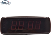 Horloge numérique électronique LED universelle pour bus, autocar, train, affichage de l'heure, de la date et de la température, accessoire électronique automobile