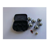 Nouveau Offre Spéciale Boules de pétanque de haute qualité 6 ensembles sac en Nylon exercice en plein air acier PC matériel Logo personnalisé CN Type de prise
