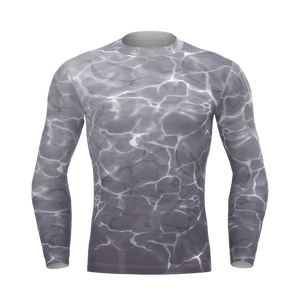 High Quality <b>Custom</b> Rash guard for Men Gym and Workout Training <b>Custom</b> Sublimation Men Rash Guards Premium <b>Compression</b> fitness - Product Image 3