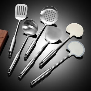 ชุดตะหลิวสแตนเลส Liren 6 ชิ้น ทนความร้อน อุปกรณ์ทำครัว ปลอดภัยสำหรับเครื่องล้างจาน - Product Image 1