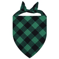Klassische Tartan-Karierte Hundebandanas aus Weicher Baumwolle, Haustier-Accessoire, Halstuch-Dekoration, Erhältlich in 4 Größen für Frühling, Sommer, Herbst