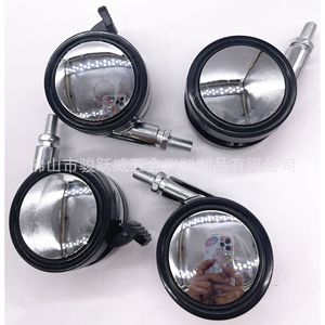 Furniture Casters 2.5 Inch Swivel Silent M8 Alloy <b>Wheels</b> <b>For</b> Desk <b>Table</b> Crib - Product Image 1