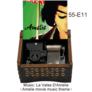 Francia <span class=keywords><strong>Amelie</strong></span> Music Box Theme La Valse D'<span class=keywords><strong>Amelie</strong></span> Musical Wind Up Regalo para niños Fans <span class=keywords><strong>de</strong></span> la película Año Nuevo Navidad - Product Image 3