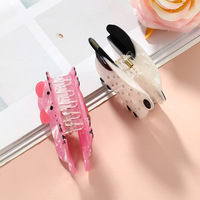 Pinces à cheveux en PVC en forme de mouton et de cochon, mignonnes, pour queue de cheval mi-haute, adorables pour femmes et filles, accessoires capillaires